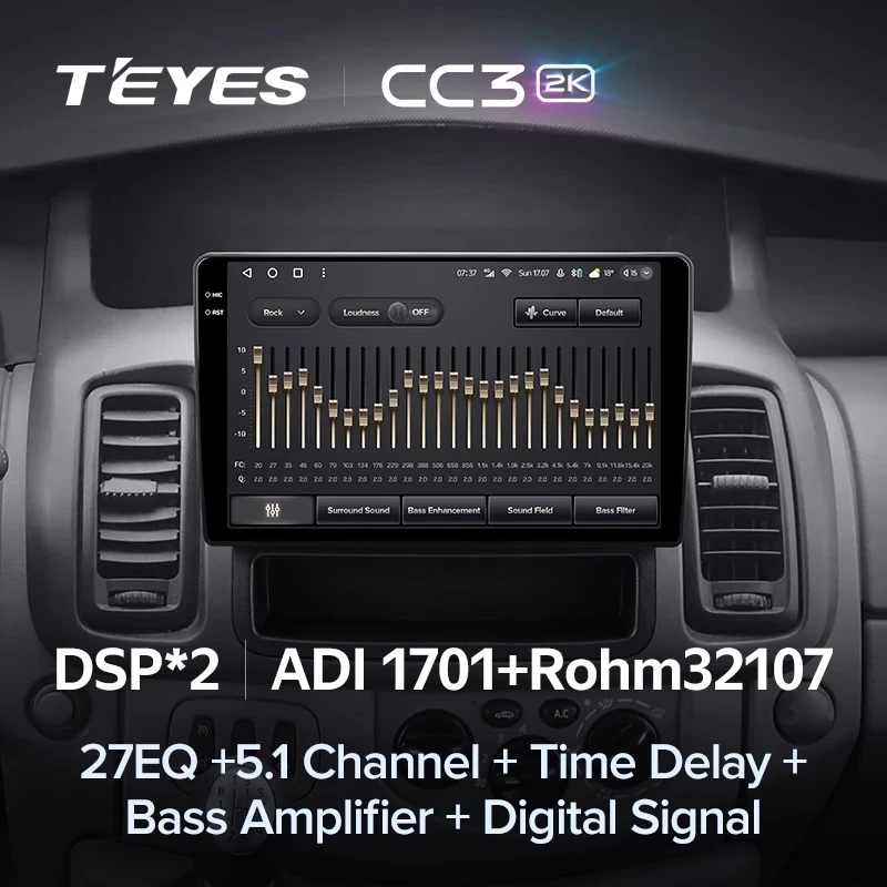 Штатная магнитола Teyes CC3 2K 360 6/128 Opel Vivaro A (2006-2014) Тип-B