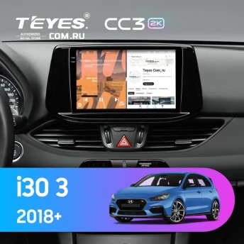 Штатная магнитола Teyes CC3 2K 4/32 Hyundai i30 3 (2018-2026)
