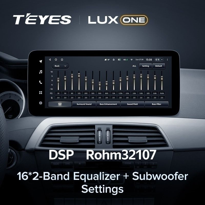 Штатная магнитола Teyes LUX ONE 6/128 Mercedes-Benz GLK-Class X204 (NTG 4.5) (2012-2015)