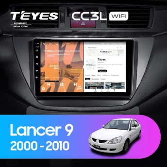 Штатная магнитола Teyes CC3L WiFi 2/32 Mitsubishi Lancer 9 CS (2000-2010)