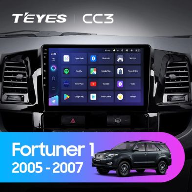 Штатная магнитола Teyes CC3 4/32 Toyota Fortuner (2005-2007) F2