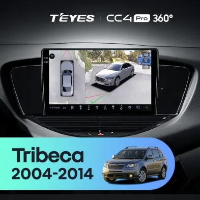 Штатная магнитола Teyes CC4 Pro 360 8/128 Subaru Tribeca WX W10 (2004-2014)