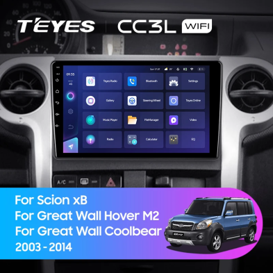 Штатная магнитола Teyes CC3L WiFi 2/32 Great Wall Hover M2 Coolbear (2009-2014)
