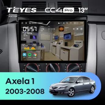 Штатная магнитола Teyes CC4 Pro 8/128 Mazda Axela 1 (2003-2008) (13")