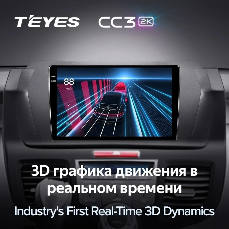 Штатная магнитола Teyes CC3 2K 360 6/128 Honda Odyssey 3 RL3 RL4 (2003-2008)