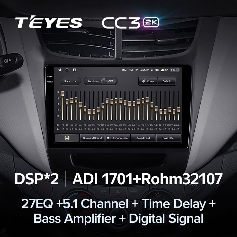 Штатная магнитола Teyes CC3 2K 4/32 Chevrolet Sail (2015-2018)