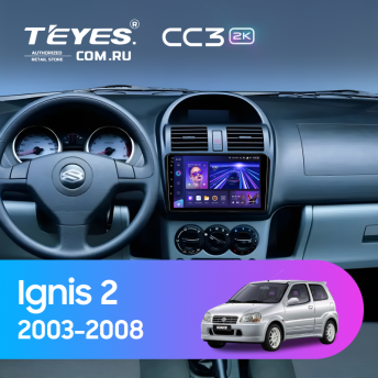Штатная магнитола Teyes CC3 2K 4/64 Suzuki Ignis 2 (2003-2008)