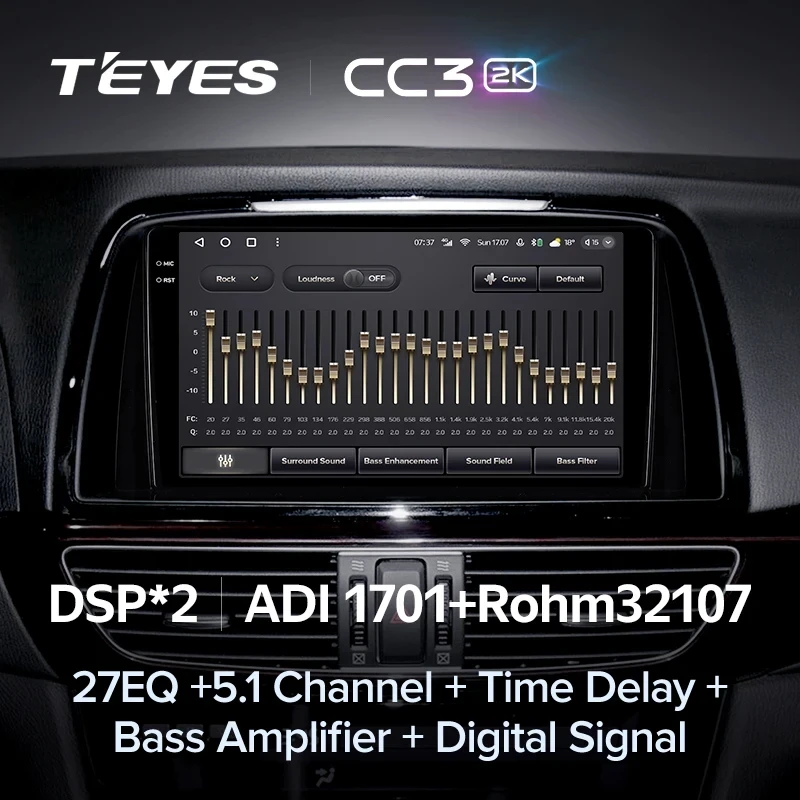 Штатная магнитола Teyes CC3 2K 6/128 Mazda Atenza 3 (2012-2017) Тип-A Правый руль