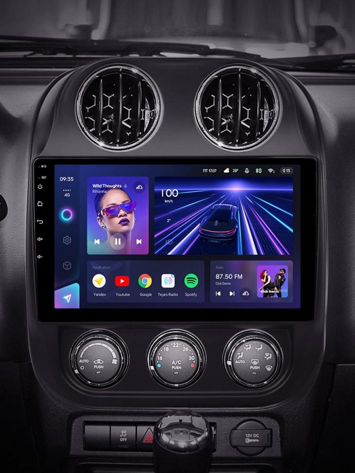 Штатная магнитола Teyes CC3 4/32 Jeep Compass 1 MK (2009-2015)