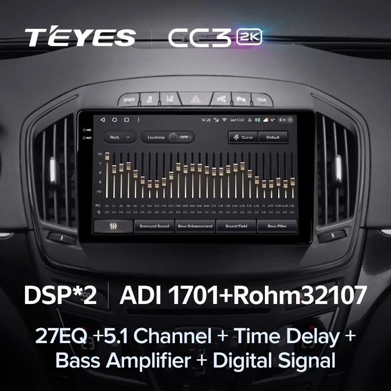 Штатная магнитола Teyes CC3 2K 6/128 Buick Regal (2013-2017) Тип-A