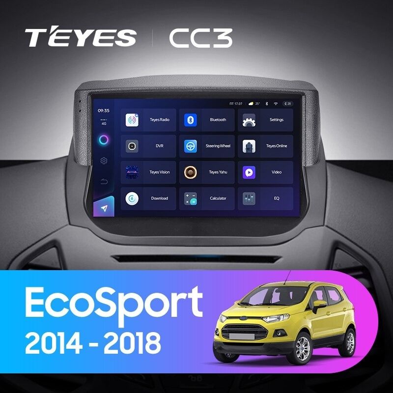 Штатная магнитола Teyes CC3 4/32 Ford EcoSport (2014-2018)