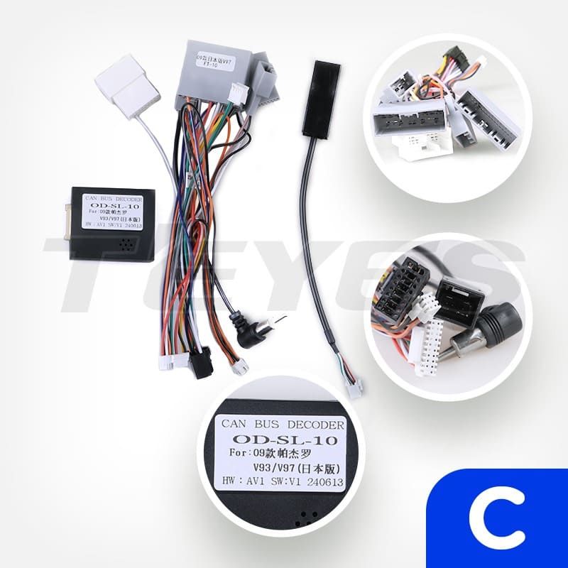 Переходная рамка Mitsubishi Pajero 4 V80 V90 2006-2024) Тип-C (12,3")