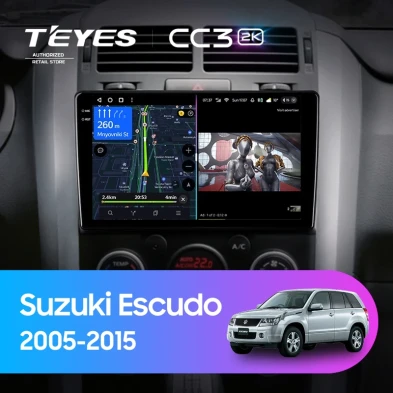 Штатная магнитола Teyes CC3 2K 4/64 Suzuki Escudo (2005-2015)