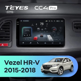 Штатная магнитола Teyes CC4 Pro 12/256 Honda HR-V (2015-2018)