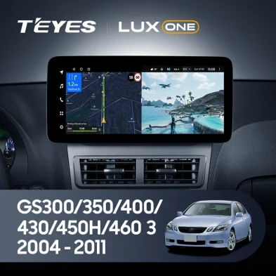 Штатная магнитола Teyes LUX ONE 6/128 Lexus GS300 350 400 430 450h 460 3 S190 (2004-2011)