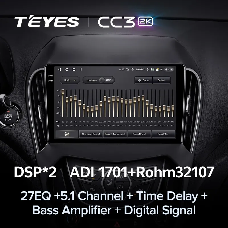 Штатная магнитола Teyes CC3 2K 6/128 Chery Arrizo 5 (2010-2022)