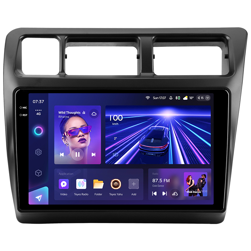 Переходная рамка Toyota Sprinter 7 E100 (1991-2002) (Правый руль) F1 (9")