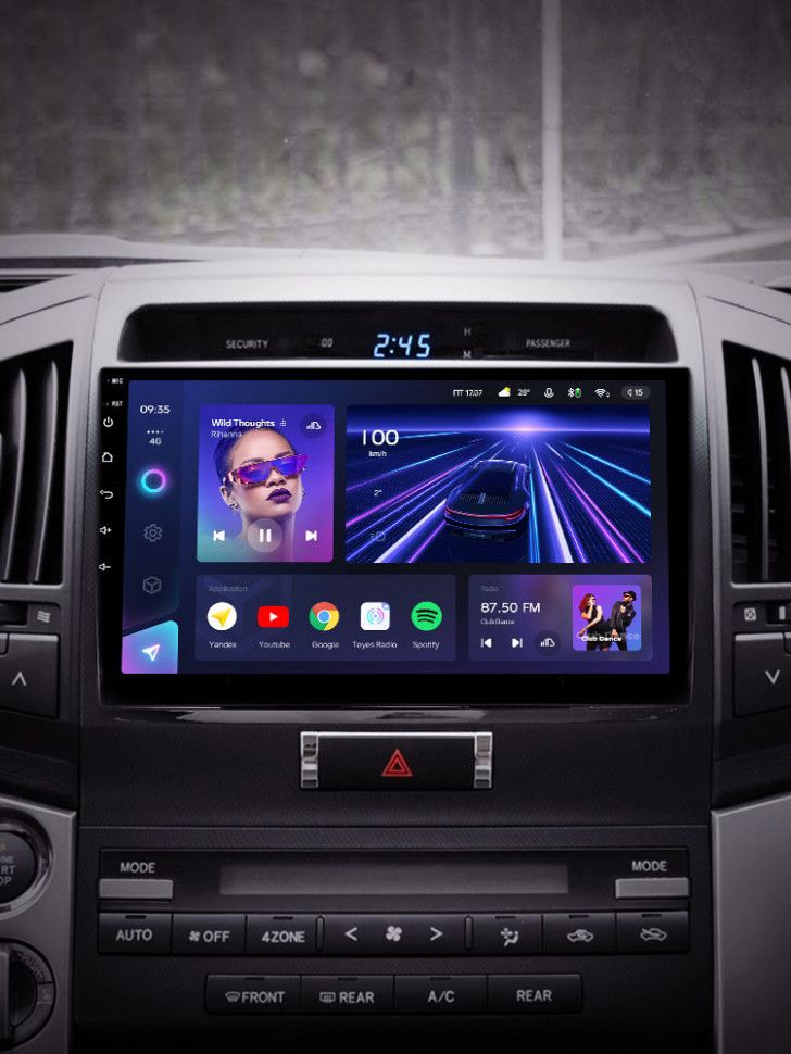 Штатная магнитола Teyes CC3 4/32 Toyota Land Cruiser 200 (2007-2015) F1