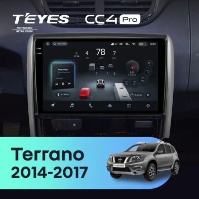 Штатная магнитола Teyes CC4 Pro 8/128 Nissan Terrano (2014-2017)