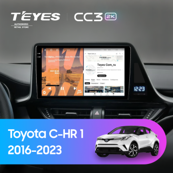 Штатная магнитола Teyes CC3 2K 360 6/128 Toyota C-HR 1 (2016-2023) F2