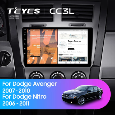Штатная магнитола Teyes CC3L 4/32 Dodge Nitro (2006-2011)