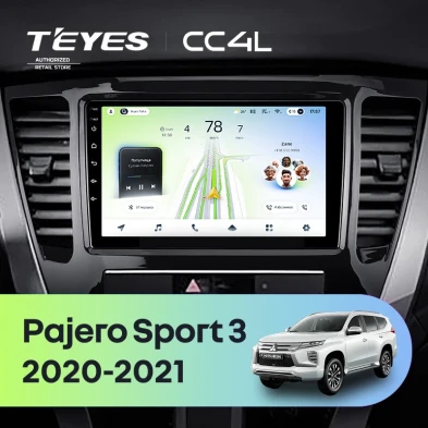 Штатная магнитола Teyes CC4L 6/64 Mitsubishi Pajero Sport 3 (2020-2021)