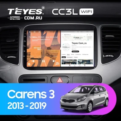 Штатная магнитола Teyes CC3L WiFi 2/32 Kia Carens RP 3 (2013-2019)