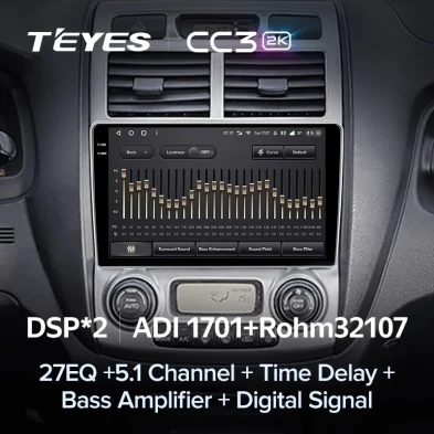 Штатная магнитола Teyes CC3 2K 4/64 Kia Sportage 2 (2004-2010) F1