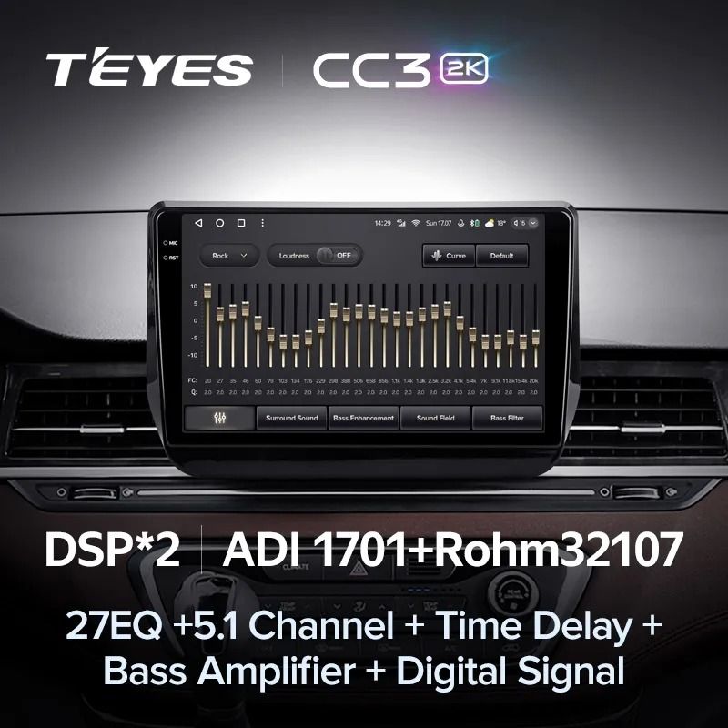 Штатная магнитола Teyes CC3 2K 4/32 Hyundai H1 2 Grand Starex TQ (2017-2022)