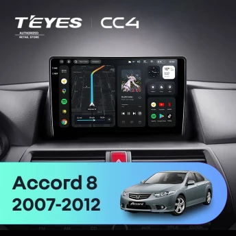 Штатная магнитола Teyes CC4 6/64 Honda Accord 8 (USA) (2007-2012)